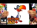 How to Draw Zazu The Lion King Step by Step Tutorial