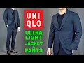 UNIQLO Ultra Light Jacket Pants REVIEW Uniqlo Suits WORTH IT