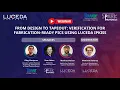 Luceda Webinar From Design to Tapeout Verification for Fabrication-Ready PICs using Luceda IPKISS