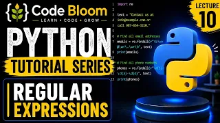 Python Tutorial for Beginners Lecture 10 Regular Expressions