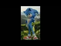 Movie Sonic Wagging His Finger GIF