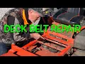 Zero Turn Lawnmower How To Reinstall a Deck Belt on A Badboy Mower