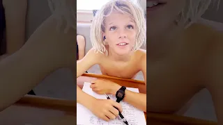 Screen time living on a boat? ⛵️ #sailingfamily #boatlife #kids