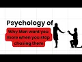 Why He Comes Back When You Stop Chasing Him Relationship Psychology