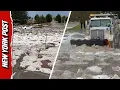Colorado Hit by Stunning Hailstorm as Huge Chunks of Ice Bury Streets