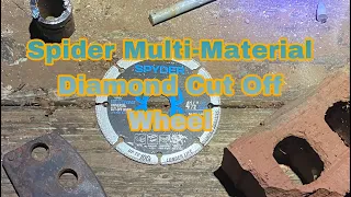 spyder multi material cut off wheel review 