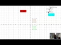 Reflections in the x and y axis using Matrix Transformations