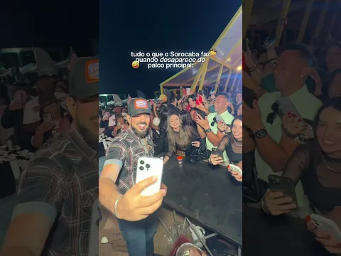 Quando o Sorocaba sai do palco já sabe, né? Alguma coisa ele tá aprontando! 🤣