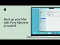 How to back up your Mac with Time Machine Apple Support