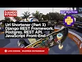 Django Python Url Shortener Part 3 Django REST Framework Postgres REST API JavaScript Front-End