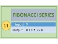 11 C Programs FIBONACCI SERIES