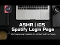ASMR Programming Coding Spotify Login Typing Sounds No Talking