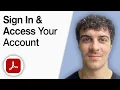 Sign In Access Your Adobe Account 2025 Full Guide
