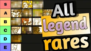 All Legend Rares ranked Battle cats