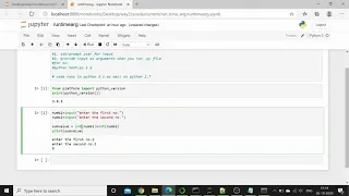 Provide input at runtime in python ask user for input provide input as arguments