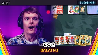 Balatro by adef in 1 04 49 - Summer Games Done Quick 2026