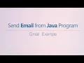 Java - Send Email from Java Program