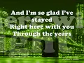Through the Years lyrics by Piolo Pascual