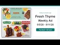Fresh Thyme Weekly Ad 26 - 26 Top 10 Deals