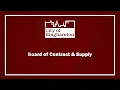 Board of Contract Supply 2026 09 02