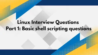 Linux Interview Questions Part 1 Basic shell scripting questions