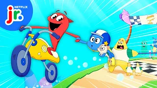 Wildest Tricks & Wackiest Stunts 💥 Dr. Seuss's Red Fish, Blue Fish | Netflix Jr