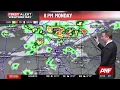 First Alert Forecast Very hot Monday afternoon with a few evening storms possible