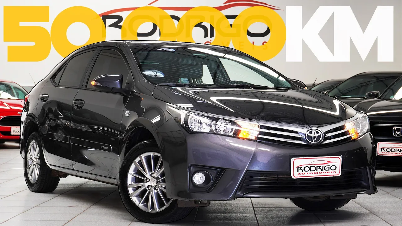 COROLLA XEI 2016 ÚNICO DONO e com BAIXÍSSIMA QUILOMETRAGEM na RODRIGO AUTOMÓVEIS!