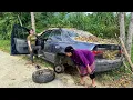 Download Lagu Challenge the girl to repair and restore the Toyota car bought from an 80-year-old woman
