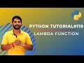 Lambda Function in Python - In Hindi