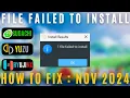 YUZU how to fix File Failed To Install 6 MEHODS