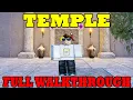 PROJECT ESCAPE ROOM How to Escape Temple FULL WALKTHROUGH Roblox