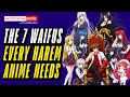 Ecchiversepedia 3 The 7 Waifus Every Harem Anime Needs