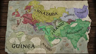 Crusader Kings 3 but EVERYONE starts as a DUCHY there is WAR CK3 Timelapse
