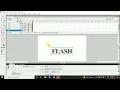 Flash Tutorial Beginners Simple Text Effect Animation in Flash Timeline with text motion in flash