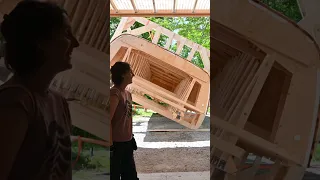 Flipping a 50 ft hull ourselves ⛵️💪🏼