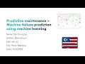 CS50P Final Project Predictive maintenance using Machine Learning