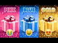 Choose Your Gift Pink Blue or Gold How Lucky Are You Quiz Kingdom