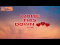 George Strait  -  Write this down Lyrics
