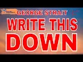 George Strait - Write this down