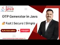 OTP Generator in Java JDK 25 Learn with Mr Kiran Jadhav
