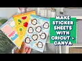 How I Make Sticker Sheets with Cricut Canva