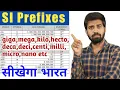 SI Prefixes giga mega kilo hecto deca deci centi milli micro nano etc Units Prefixes Concept