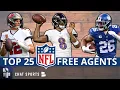 Top 25 NFL Free Agents In 2023