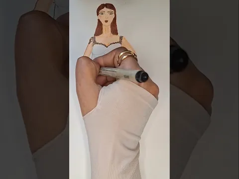 رسم فستان شفاف