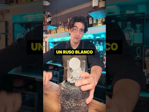 ⚠️ ¡NUNCA PRUEBES EL RUSO BLANCO! Sin añadirle crema de whisky… #shorts #bartender