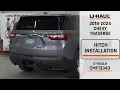 2018-2024 Chevy Traverse U-Haul Trailer Hitch Installation CMF13433