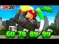 BIGGEST GREEN WINDOW JUMPSHOTS for ALL HEIGHTS 3PT RATINGS Best Jumpshots for All Builds NBA2K26