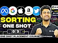 Sorting In One Shot C Bubble Insertion Selection Sort Complete DSA Course 2023 Placements