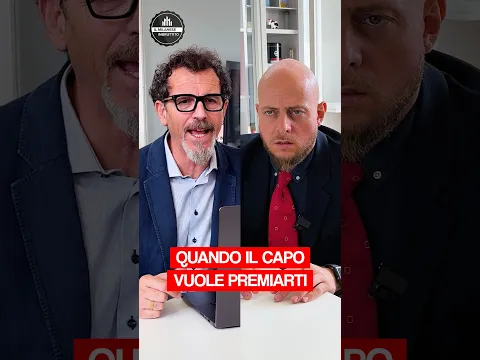 Quando il capo decide di premiarti